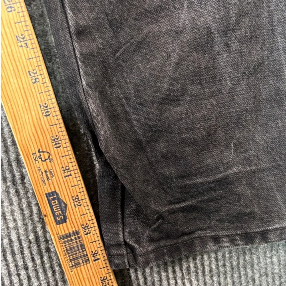 Wrangler 13MWZWK Men's Black Wash Denim‎ Jeans 39x34.5 Straight Leg Cowboy Rodeo